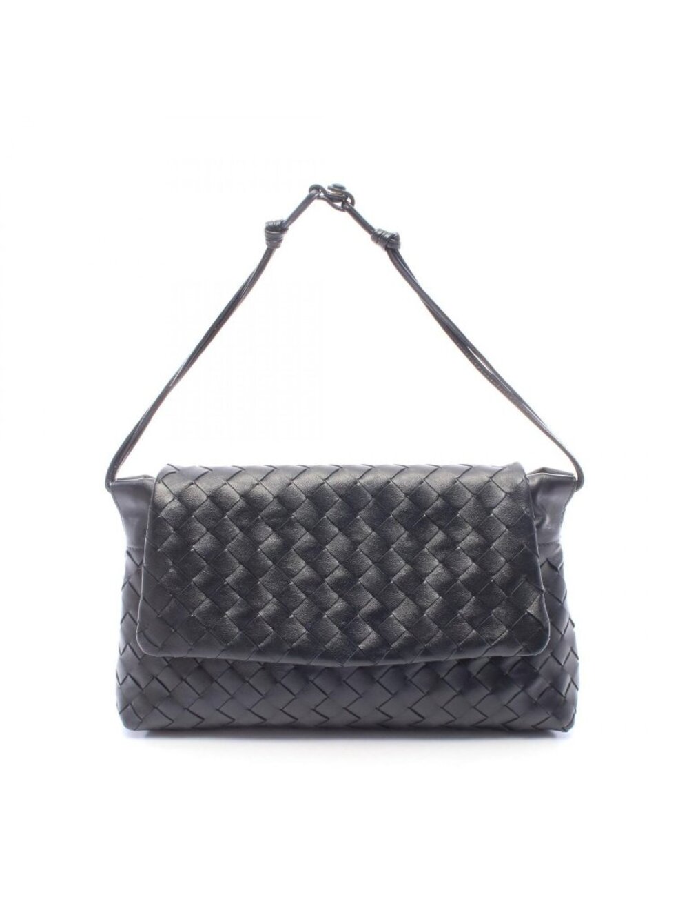 Bottega Veneta Shoulder Bag Giorno Intrecciato Leather